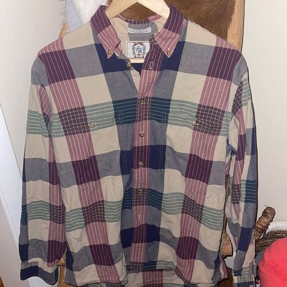 Vintage Other - RARE Vintage 1990s Plaid Button Down Shirt